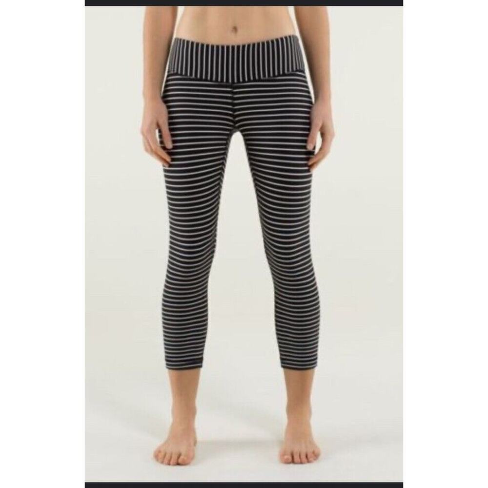 Lululemon Wunder Under Crop Leggings Pants Nwot 6